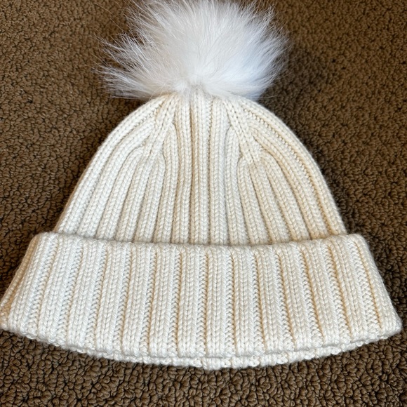 J.Crew Ribbed Pom Pom beanie - Picture 2 of 3